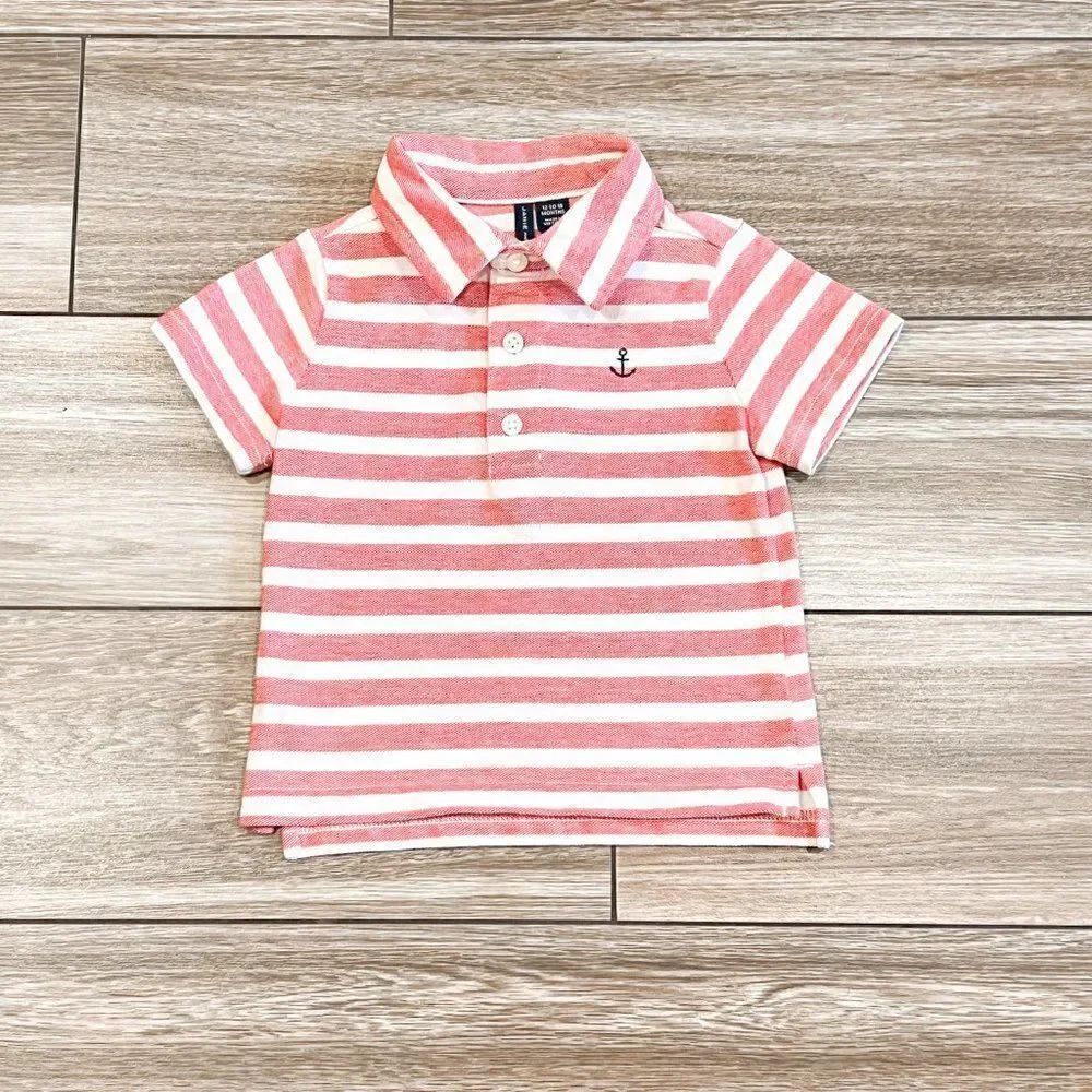 Janie & Jack Striped Polo, Size 12-18M